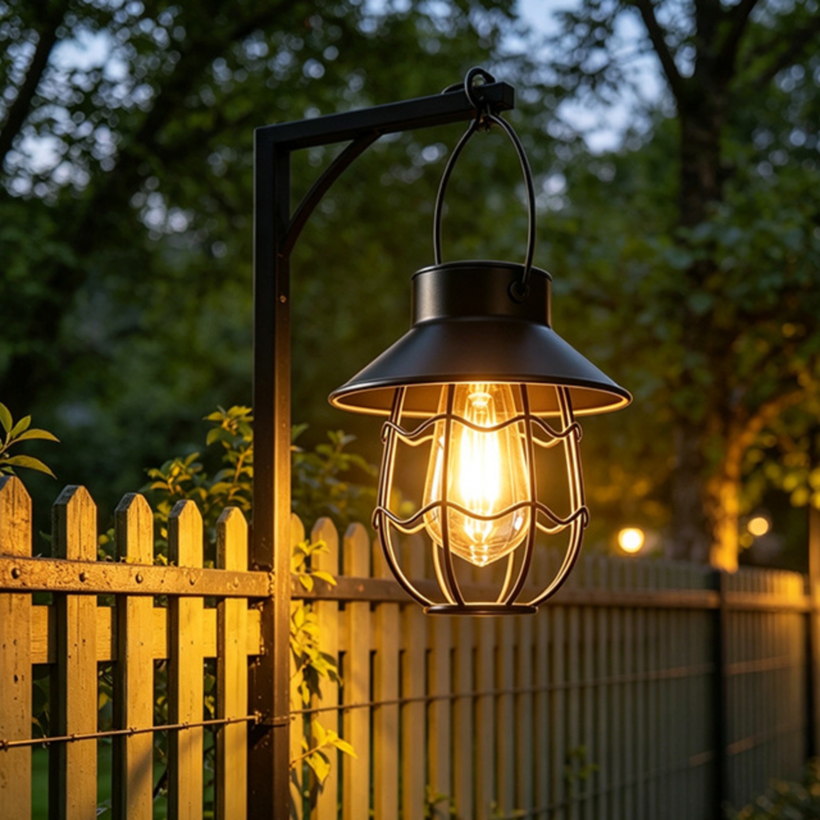 Wavy Frame Lantern Energy Savi - Garden Lighting Decor 评论和价格