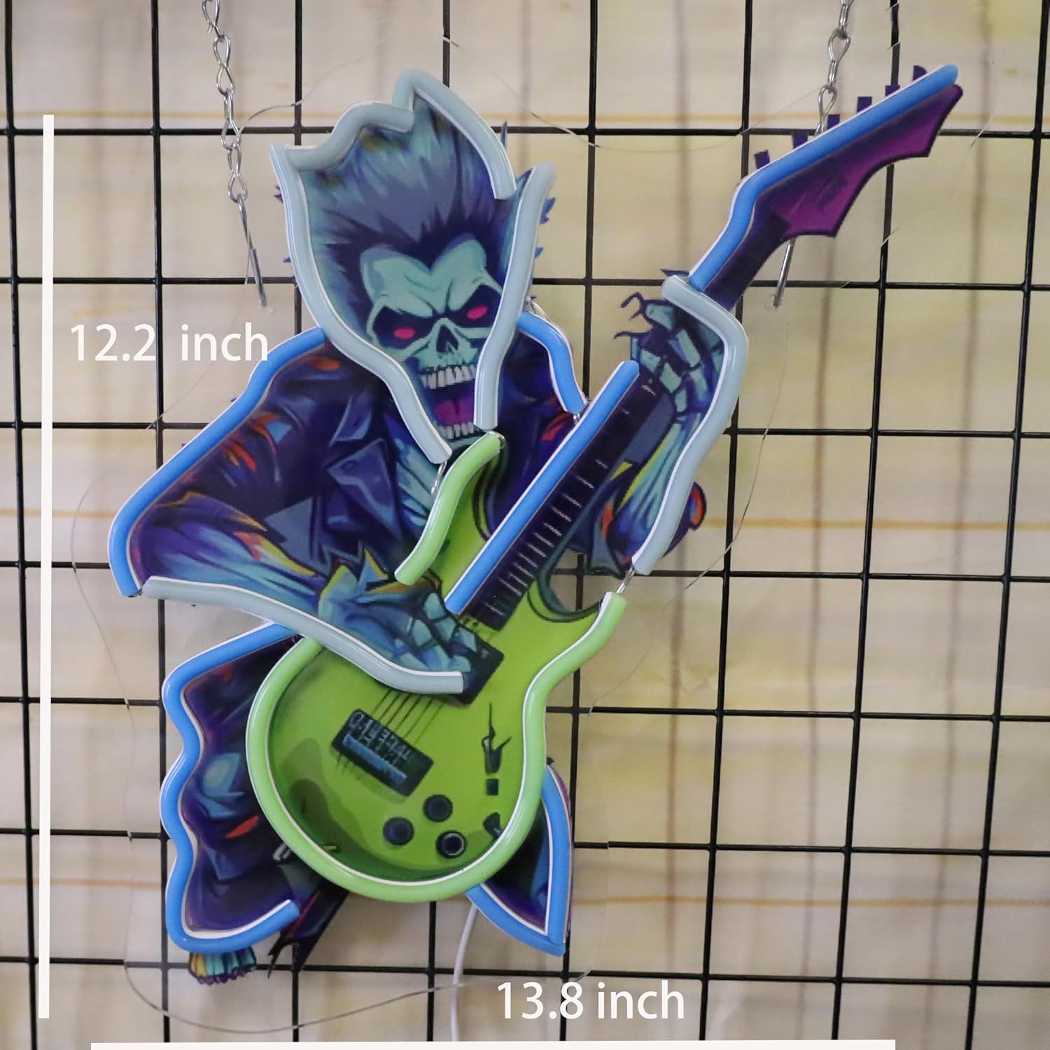 Zombie Playing Electric Guitar - Room Lighting Bedroom Decor 评论和价格