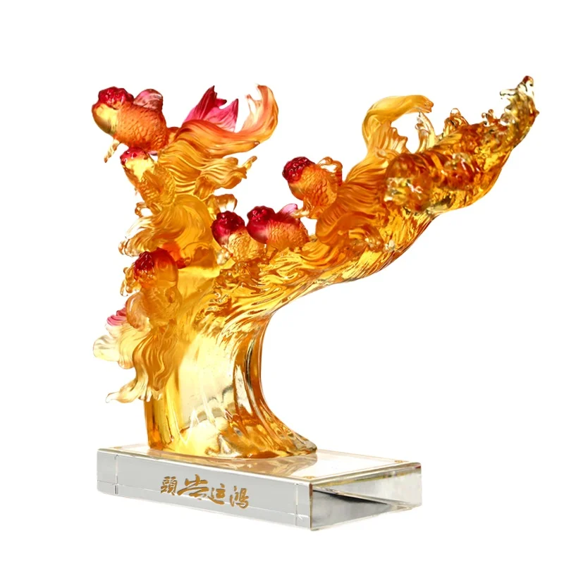 Gufa Liuli Goldfish Ornament C - Lighting Decor Company 评论和价格
