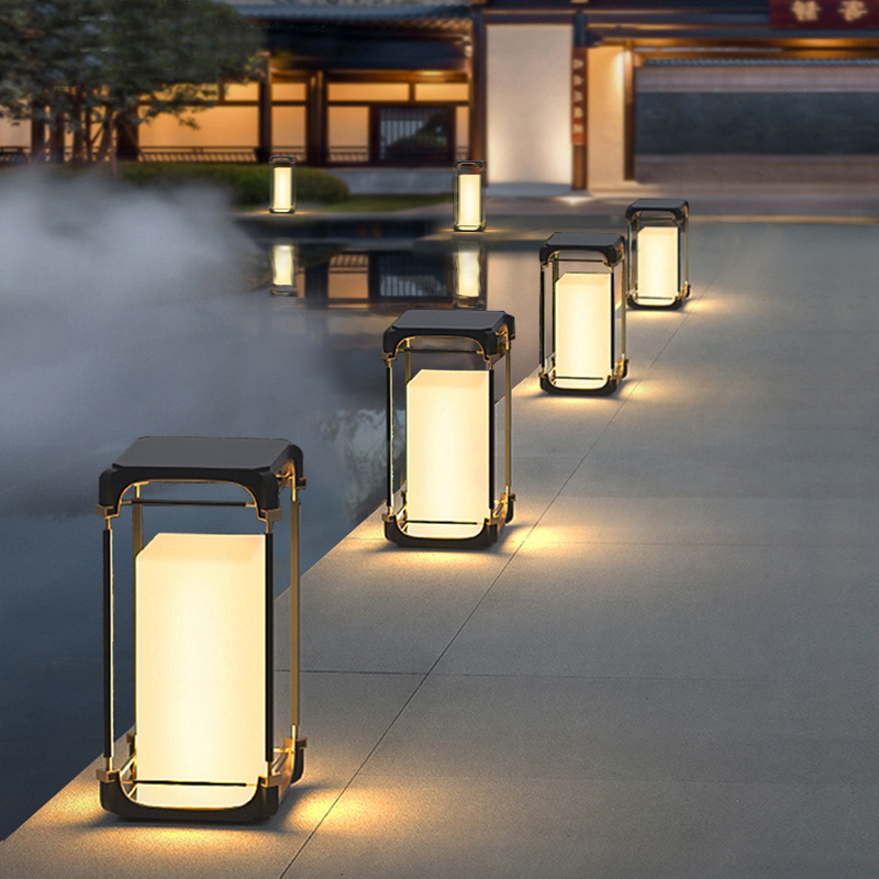 Luminous floor lamp courtyard  - Garden Lighting Decor 评论和价格