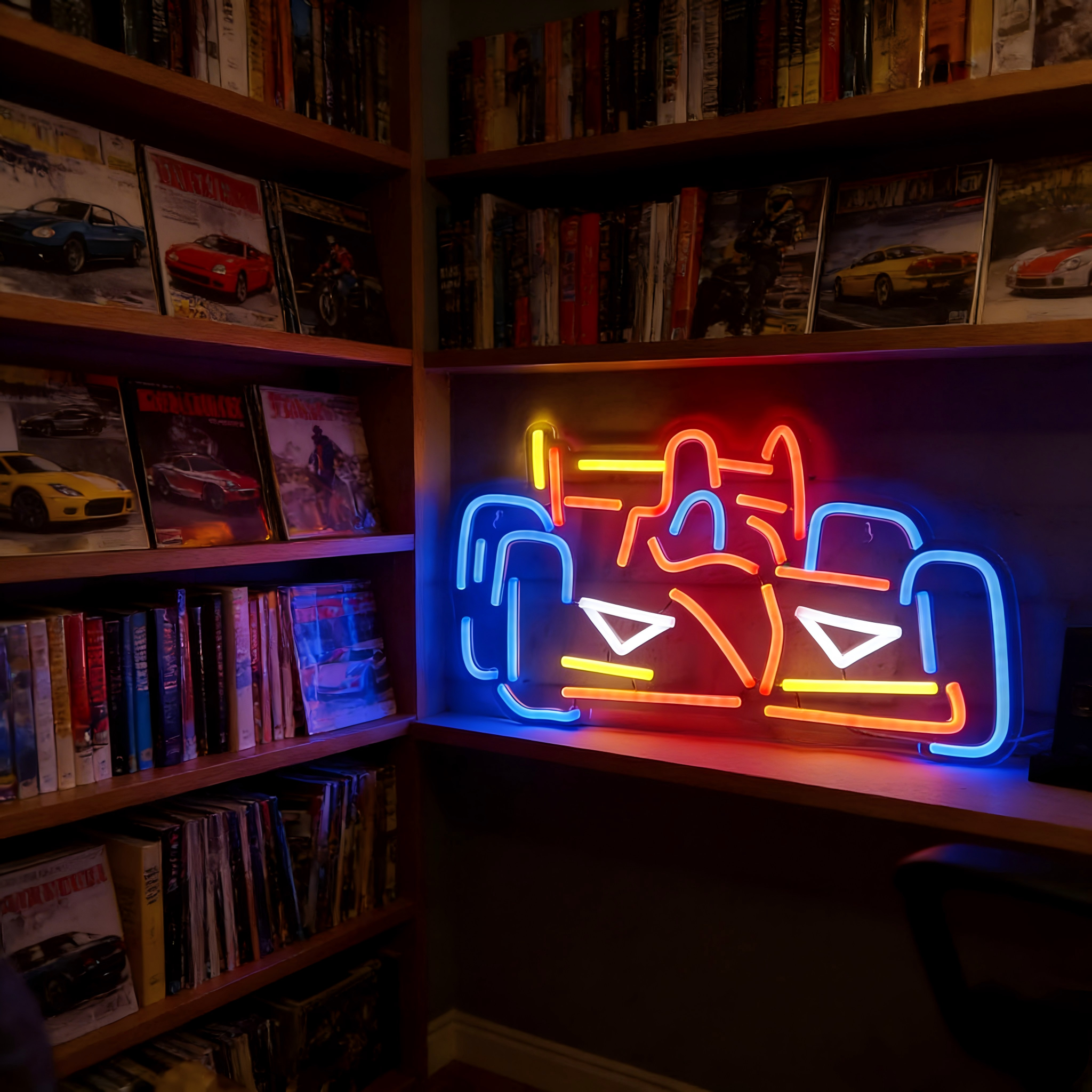 Formula Cars Neon Signs Go Kar - Decor Kart Lighting 评论和价格