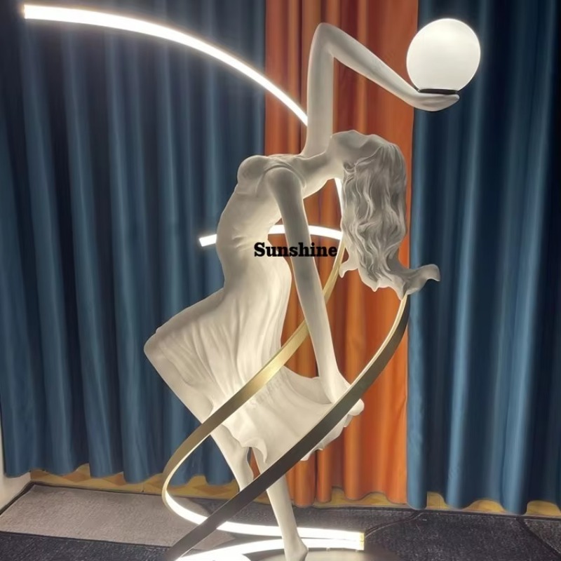 Abstract Sculpture 3-color Lig - Decor Lighting Floor Lamps 评论和价格