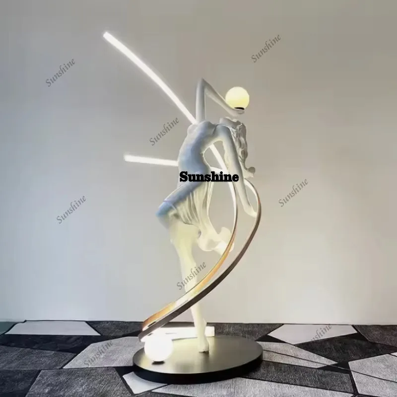 Abstract Sculpture 3-color Lig - Decor Lighting Floor Lamps 评论和价格
