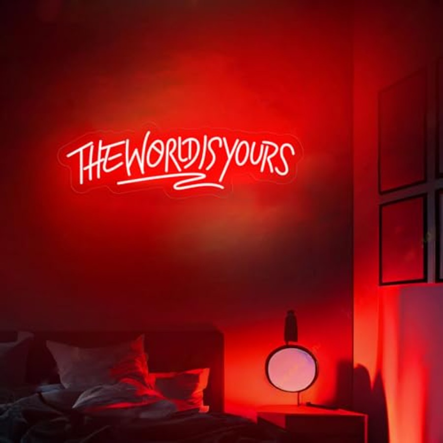 The World Is Yours Neon Sign f - Lighting Decoration For Wedding 评论和价格