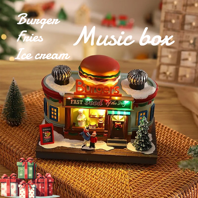 Christmas Light Up Music Box D - Lighting Decoration Ideas For Home 评论和价格