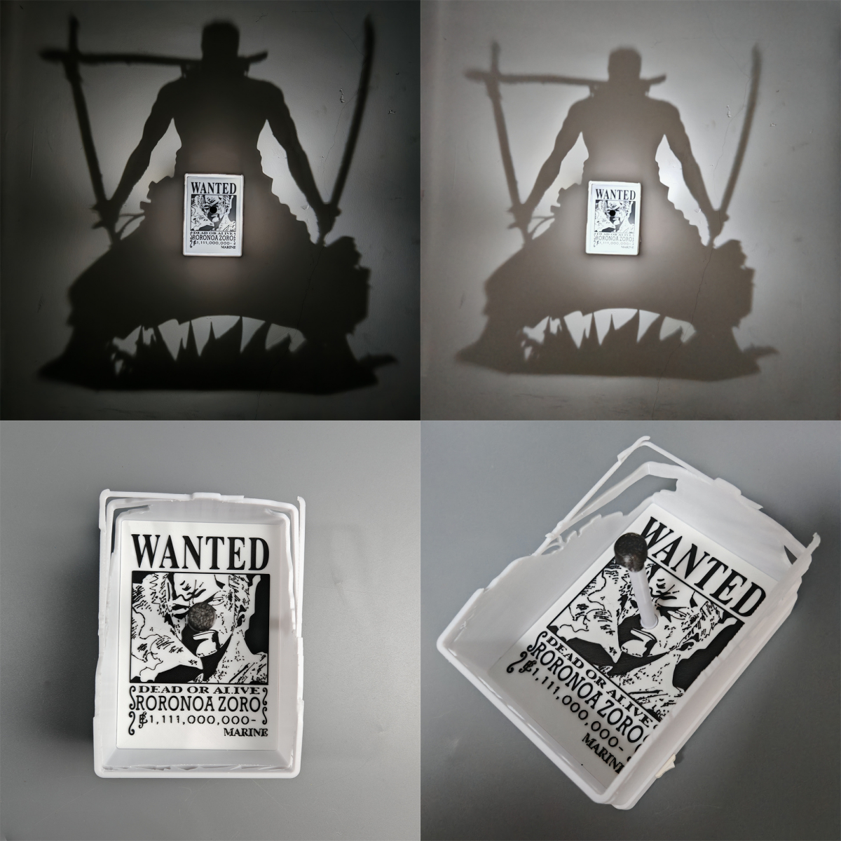 One Piece Luffy Zoro Shadow Li - Decor Lighting Fans 评论和价格