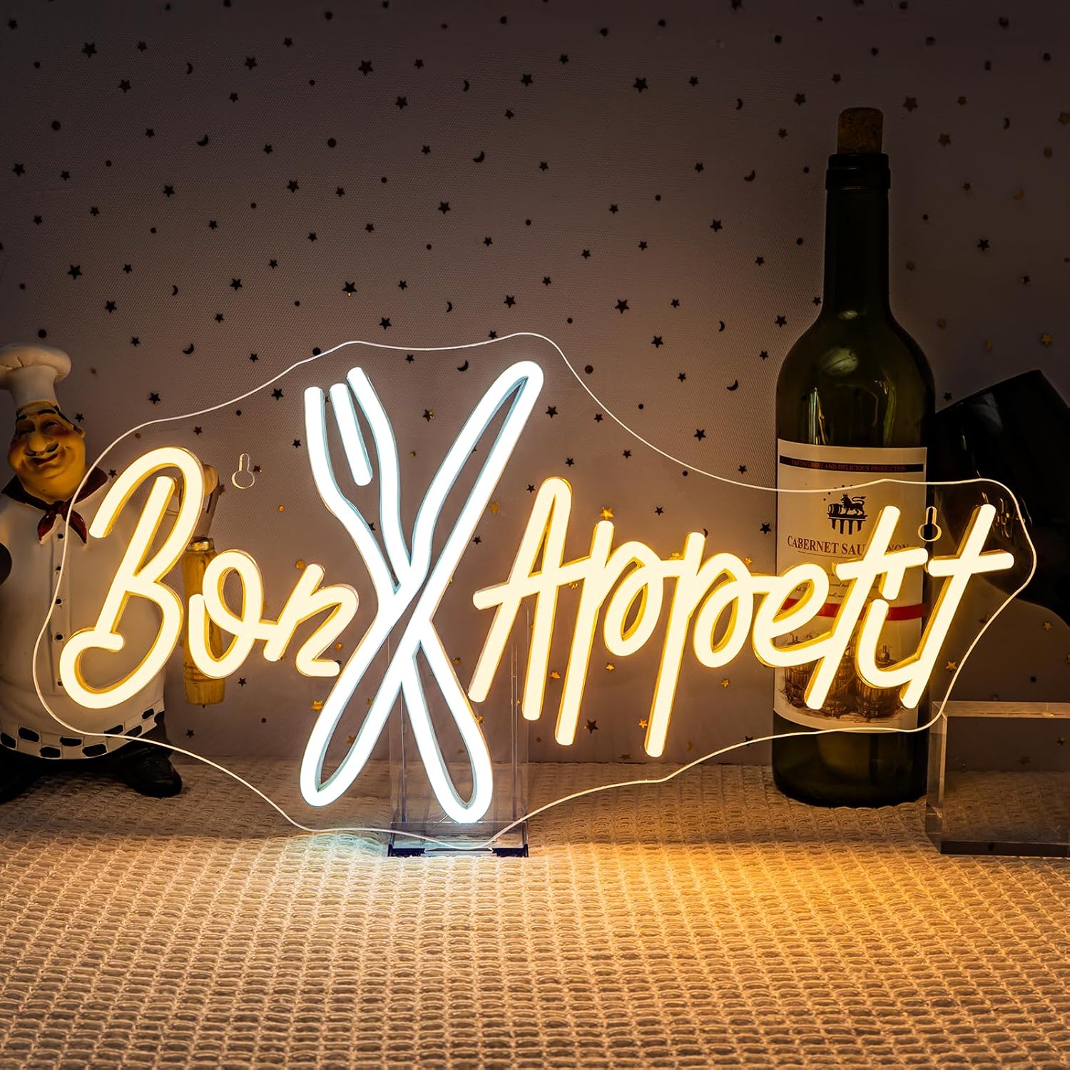 Bon Appétit Neon Sign Good App - Lighting Decoration Ideas For Home 评论和价格