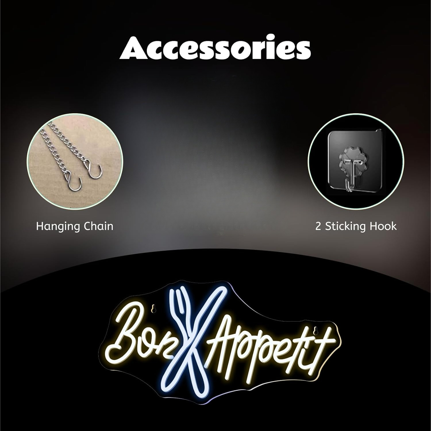 Bon Appétit Neon Sign Good App - Lighting Decoration Ideas For Home 评论和价格