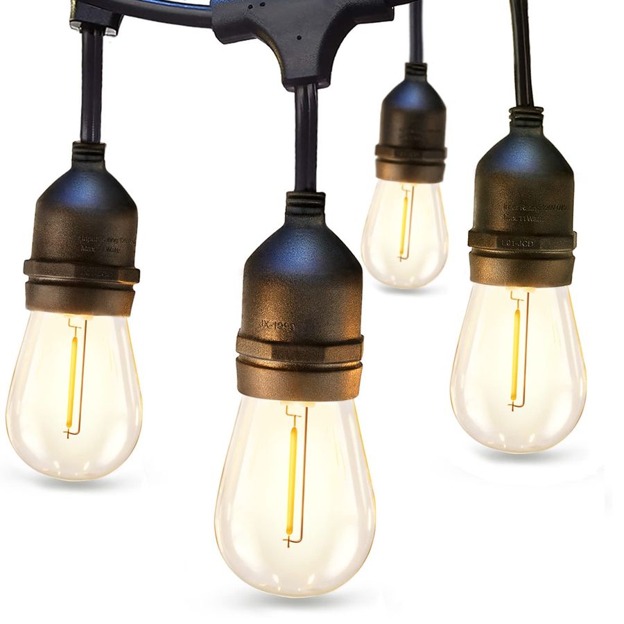 LED Outdoor String Lights 24FT - String Light Outdoor 评论和价格