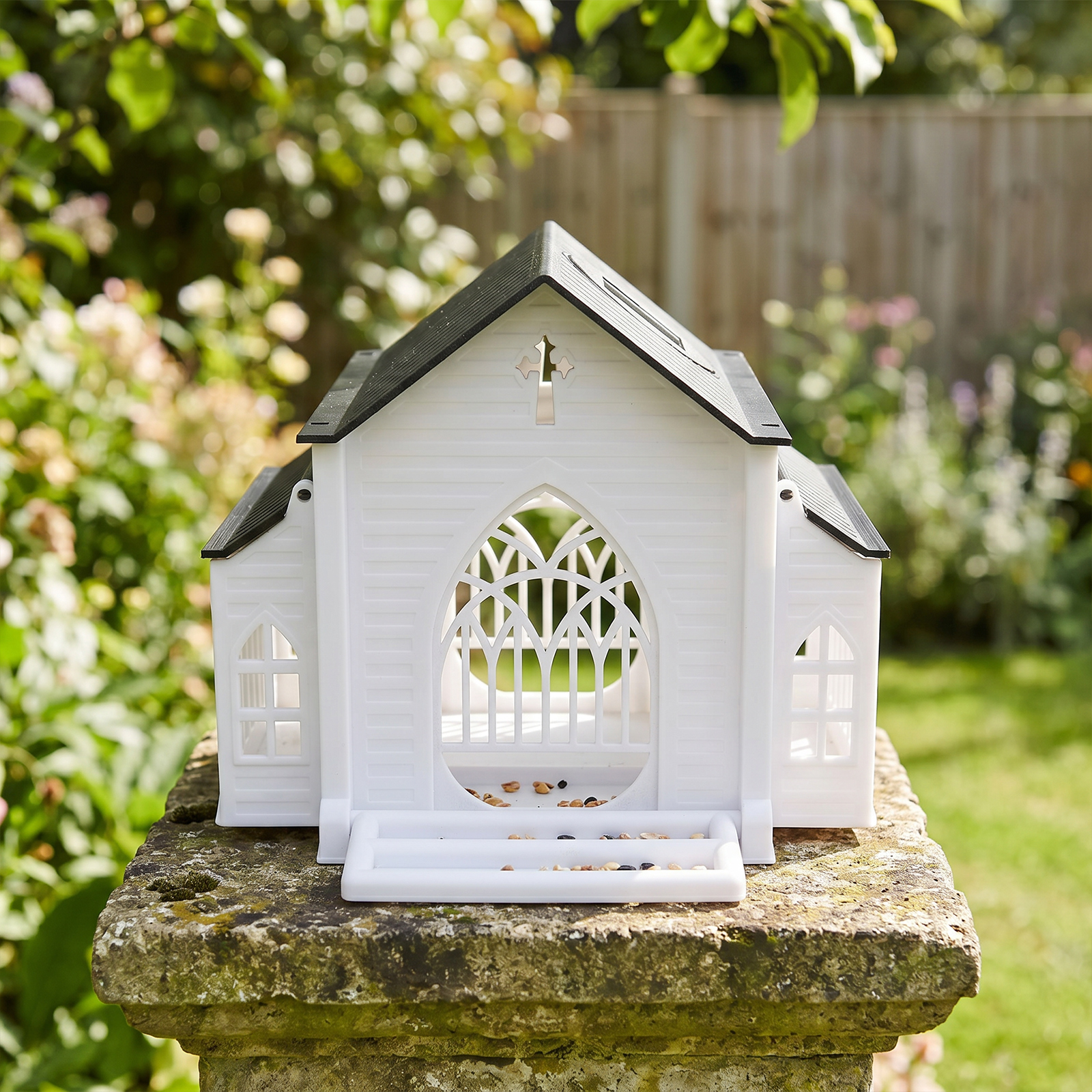 Hanging Wild Bird Feeder with  - Garden Lighting Decor 评论和价格