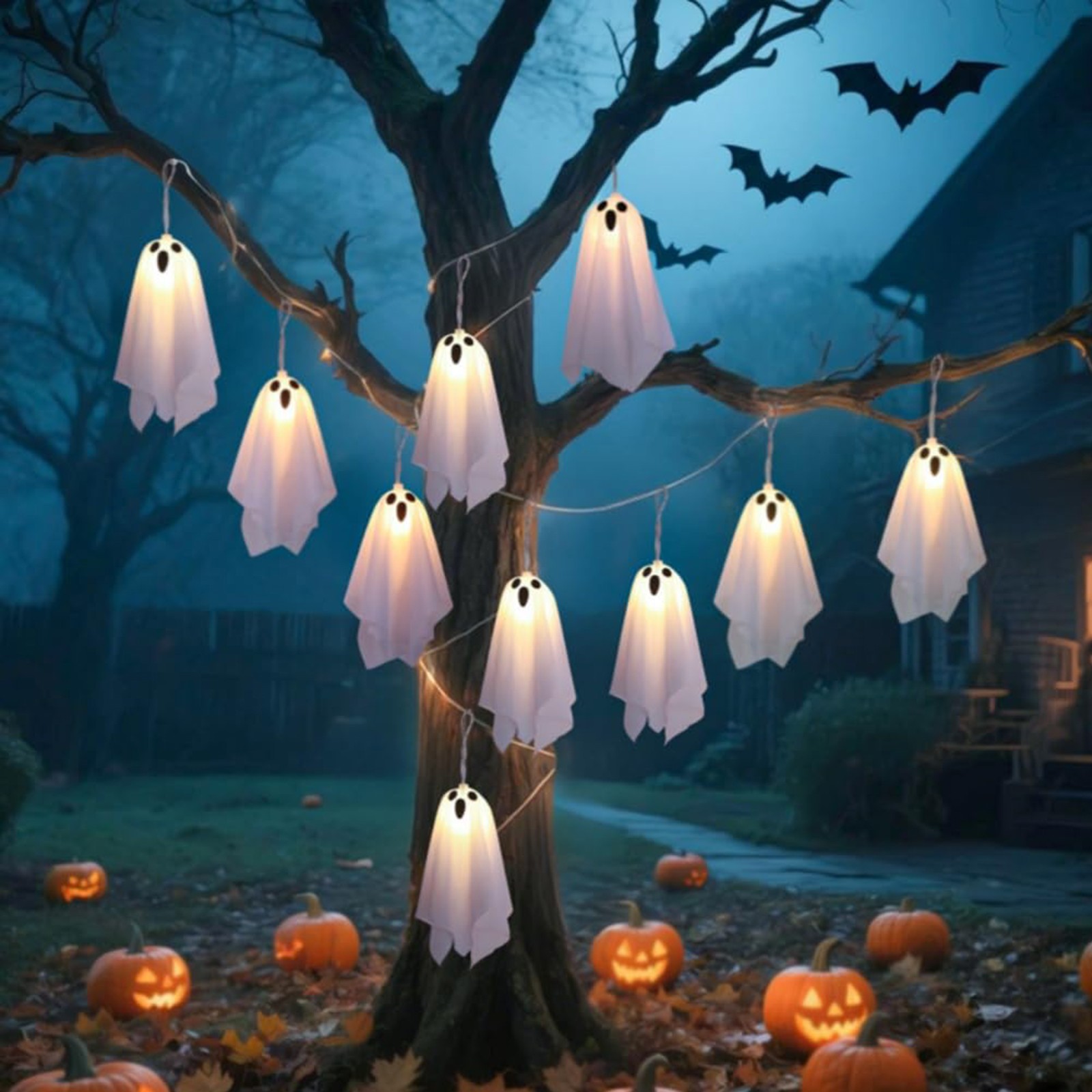 Haunted House Decor Halloween  - Lighting Decor For House 评论和价格