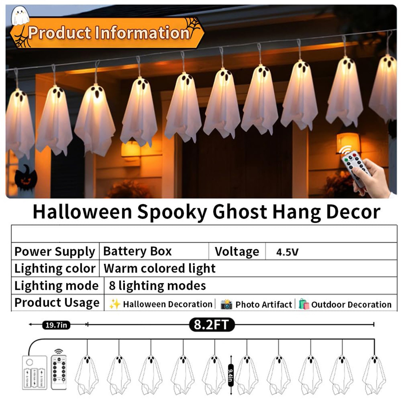 Haunted House Decor Halloween  - Lighting Decor For House 评论和价格