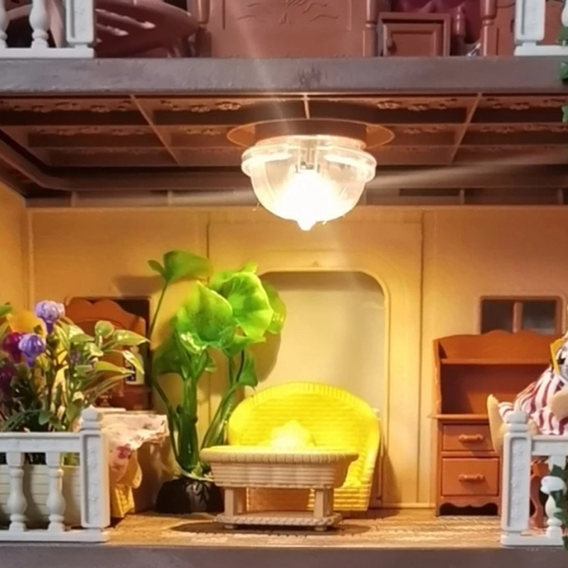 DSW0327 1/3Pcs Dollhouse Mini  - Lighting Decor For House 评论和价格