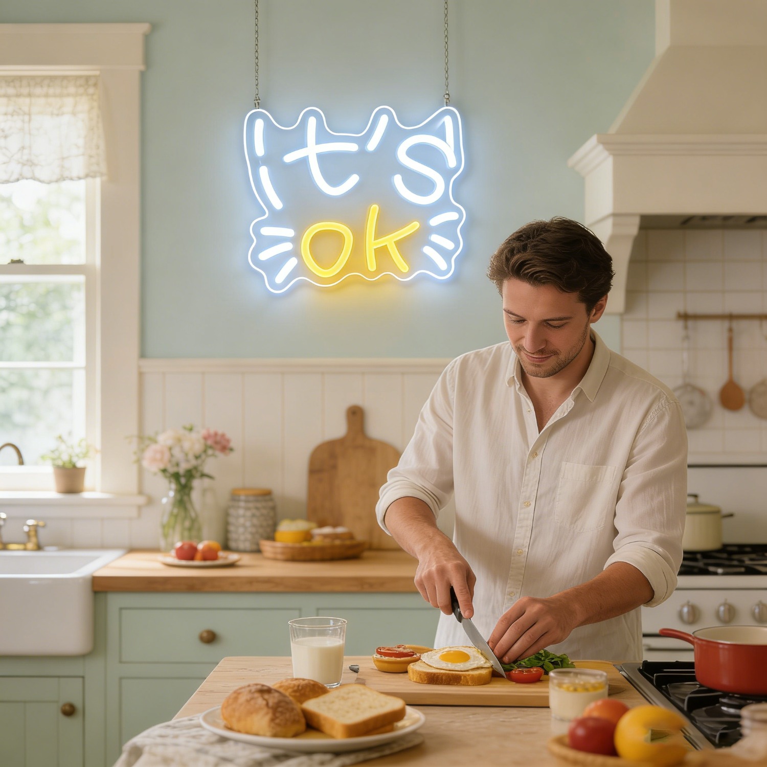 It's OK Neon Light Encouraging - Ok Lighting Decor 评论和价格