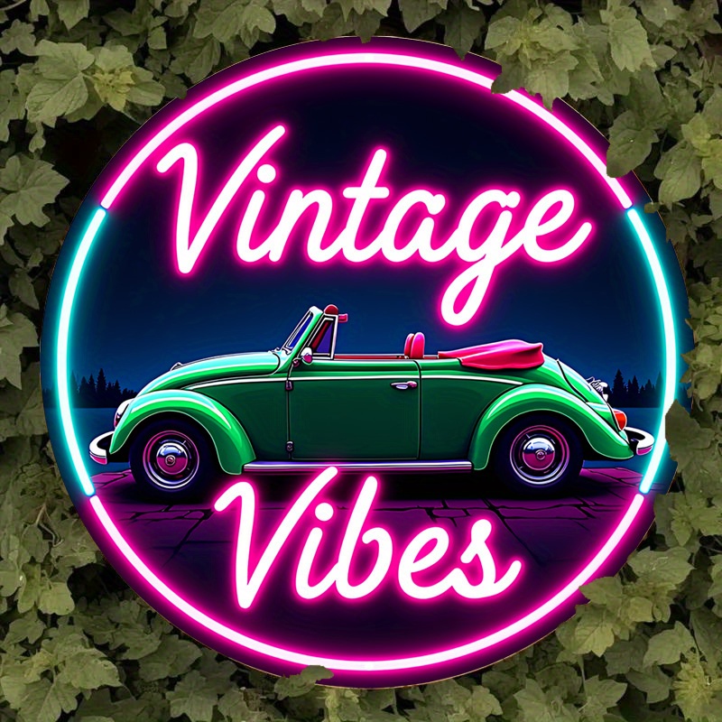 Vintage Neon Open Car Sign - R - Lighting Decor For House 评论和价格