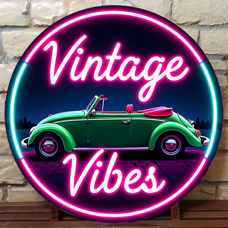 Vintage Neon Open Car Sign - R - Lighting Decor For House 评论和价格